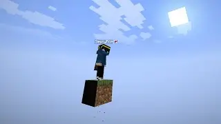 Minecraft One Block, but it's HORROR