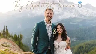 Matt & Krista's Epic Mt. Rainier Elopement | Intimate Wedding Adventure & Stunning Views