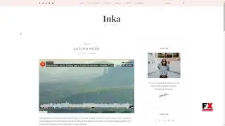 Inka Minimal Blog WordPress Theme        Neil Coby