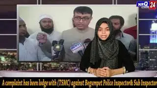 Amjed_Ullah_Khan (Spokesman)#MBT ne Begumpet Police ke Zulm ke Khilaf Khanooni Karwai ki.  BEGUMPET