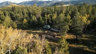 Ep. 2 - Colorado Cabin Build - Fall Colors, Foundation Work, Firepit