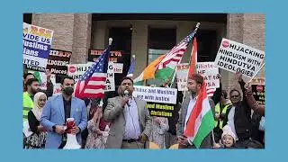 Frisco Residents Protest Hindutva group Funding Anti-Minority Hate in India