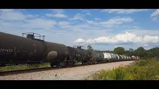 UP 7039 leads NS 187 through Pell City, AL 9/29/23