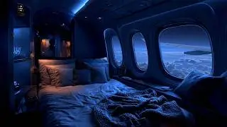 Jet Engine Airplane White Noise | Relax , Study, Sleep | 10 Hours Calming Flight Sound ASMR