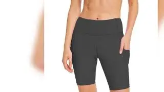 Solid Swim Pockets Pants Women Beautiful Stitching Beach Swimwear Bottom