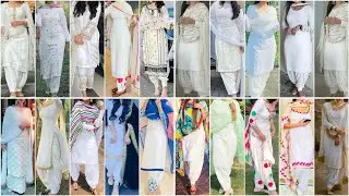 Latest And Stylish White Colour Special Punjabi Suit Design Ideas for Girls 2025