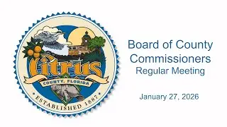 Board of County Commissioners - January 27, 2026