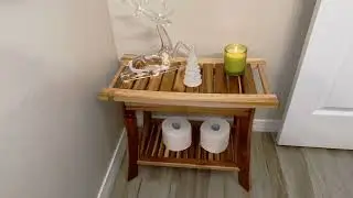 Why buy this teak shower bench?  Review and Demo