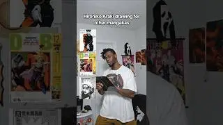Hirohiko Araki drawing for Mangakas vs Nobuhiro Watsuki?! (JoJo's Bizarre Adventure)