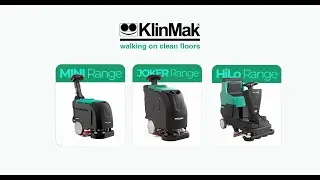 Klinmak Scrubber Dryers Mini, Joker and Hilo: walking on clean floors.