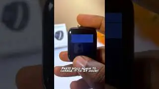 Smart bracelet time setting 12 hours