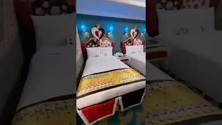 Tokyo Disneyland Hotel | Alice in Wonderland Themed Room Tour #tokyodisney #japan #roomtour #shorts