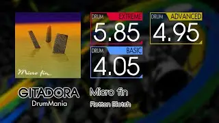 【GITADORA】 Micro fin (EXTREME ~ BASIC) Drum
