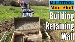 Мини-мультитул Skid | Формирует арматурный бетон для подпорной стенки