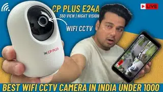 CP Plus E24A CCTV Camera Review | CP Plus Wifi Camera