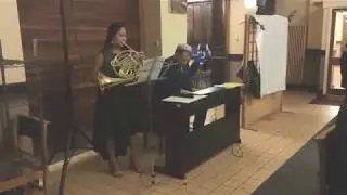 Silent Night - French horn solo with Piano accompaniment