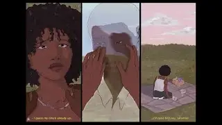3 panel story ~ A Sudden Goodbye