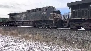 Ns 27p first intermodal on the Bayard line