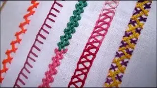 Basic Embroidery Stitches # Part-3 | Embroidery stitch for beginners