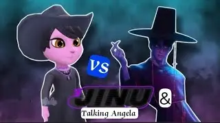  Level 20 | Evil Jinu & Talking Angela 🖤| Kpop demon hunters | #mytalkingangela2 #eviljinu #youtube 