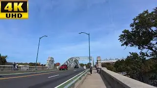 4K Walk in Massachusetts - Boston University Bridge