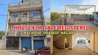 G+2 REGISTERED HOUSE FOR SALE IN BALAPUR SHAREEF NAGAR  HYDERABAD