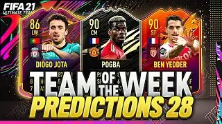 FIFA 21 | TOTW 28 PREDICTIONS | TEAM OF THE WEEK 28 IS CRAZY😱🔥 | w KANE, BEN YEDDER, JOTA & POGBA