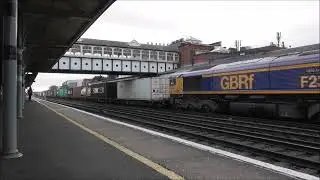 GBRf 66775 Departs Eastleigh For Trafford Park.