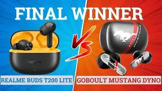 Realme Buds T200 Lite против GOBOULT Mustang Dyno ⚡ Полное сравнение ⚡Лучшие для музыки, басов и ...