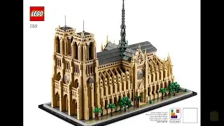 LEGO Architecture 21061 - Complete Notre-Dame de Paris Instructions! (Step-by-Step Guide)