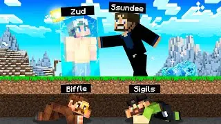 CHEATING Freeze Tag Wars in Minecraft