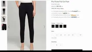 Top 5   Ponte Pants