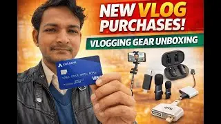 Axis Bank Credit Card + Vlogging Kit Unboxing | Aaj Full Shopping Ho Gayi 😍