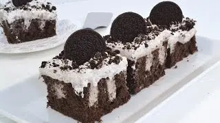 Cookies & Cream Pudding Poke Cake | RadaCutlery.com