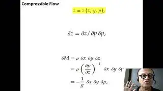 6   Mass Conservation for a Compressible Flow