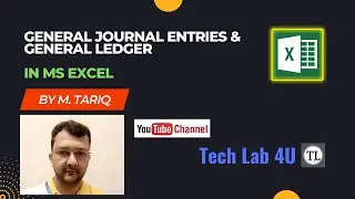 General Journal and General Ledger | General Journal Entries | Accounting | Transactions