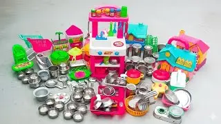 8 Minutes Satisfying with Unboxing Hello Kitty Kitchen Set | Cute Tiny Miniature ASMR Mini Cooking