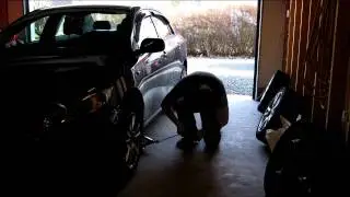 Tire change time lapse