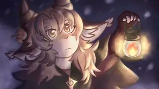 &ldquo; the first glow upon snowfall &rdquo; // speedpaint