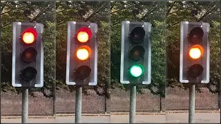 Cambridge: Jesus Lane J/O Park Street, Plessey Automation Mellor Traffic Lights