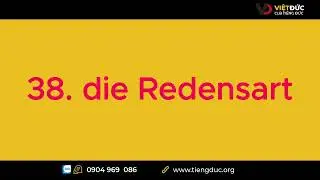 38. die Redensart