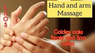 Hand and arm massage in Laos/ масаж рук в салоне красоты в Лаосе/Vietnamese beauty salon