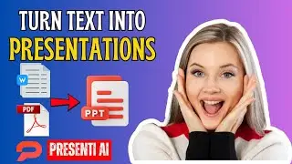 Turn Text, Word & PDFs into Presentations with AI | Presenti Ai Review