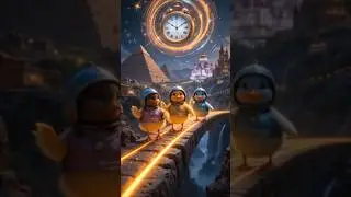 Ducks that dance across time?! ⏳🦆💫 #shorts #trending #duckdance #aianimation #aianimals #funnyducks