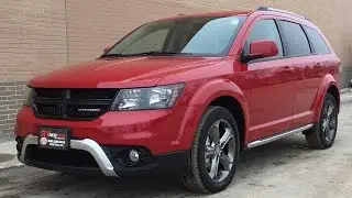 Dodge Journey Crossroad 2015 года &mdash; навигация, люк, DVD-плеер на задних сиденьях, подогрев передних кожаных сидений и рулевого колеса