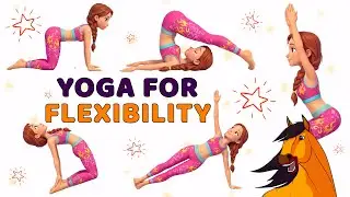 Yoga for Flexibility 🧘&zwj;♀️ | Gentle Stretching Yoga for Kids | Spirit & Lucky