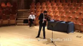 Lech Antonio Uszynski plays viola Girolamo Amati 1615 