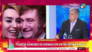 Explosivo: fuertes rumores de separación entre Javier Milei y Fátima Florez