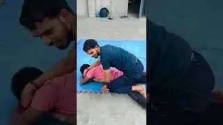 Down To Neck Grab Defense | The Abhi Karate Academy #shorts #youtube #karate #martial #selfdefense