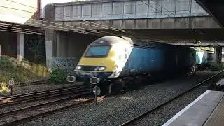 Tram Train 398015 escorted through longbridge Taff wells - Old Dalby overnight stay at Kings Norton 